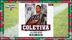 LIVE #12 - ÓTIMAS NOTÍCIAS E  COLETIVA DO CRIS SILVA  LATERAL  DO FLUMINENSE