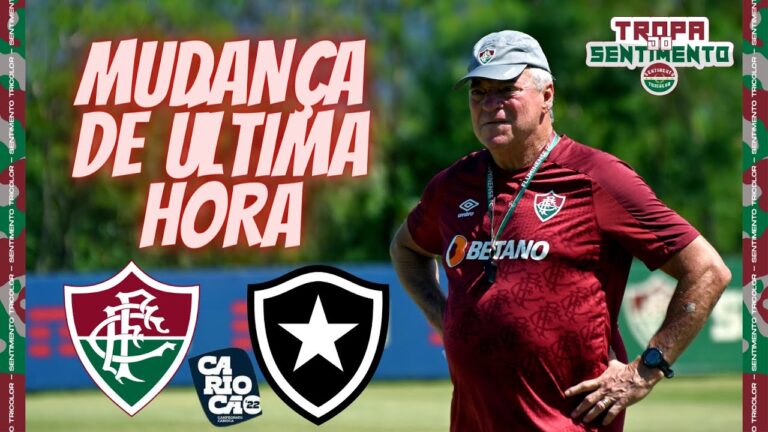 VALE VAGA NA FINAL - FLUMINENSE TEM DESFALQUE DE ÚLTIMA HORA PARA ENFRENTAR O BOTAFOGO