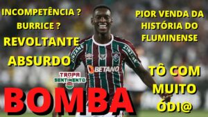 🚨 BOMBA = DE FORMA INACREDITÁVEL E MUITO REVOLTANTE LUIZ HENRIQUE ESTÁ DE SAÍDA DO FLUMINENSE