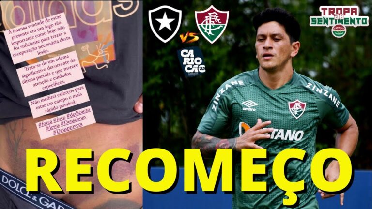 VEJA A LISTA DOS RELACIONADOS DO FLUMINENSE E AS FORTES IMAGENS DA LESÃO DO FELIPE MELO