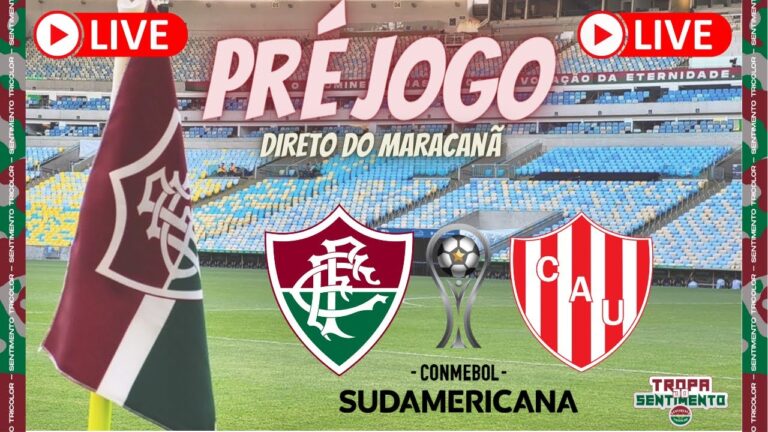 LIVE PRÉ JOGO - FLUMINENSE 🇧🇷 X 🇦🇷 UNIÓN SANTA FÉ - SULAMERICANA 2022