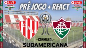 LIVE PRÉ JOGO + REACT - UNIÓN SANTA FÉ 🇦🇷 X 🇧🇷 FLUMINENSE - SULAMERICANA 2022