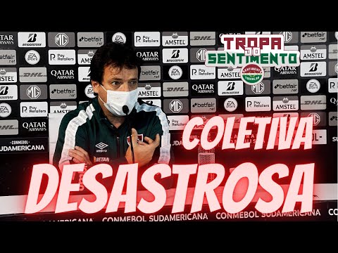 😡 NÃO CONSIGO OUVIR ISSO E FICAR QUIETO 😡 - VEJA A DESASTROSA COLETIVA DO TÉCNICO FERNANDO DINIZ