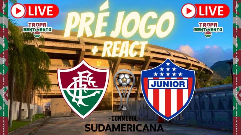 LIVE PRÉ JOGO - FLUMINENSE X JÚNIOR BARRANQUILLA - COPA SULAMERICANA 2022