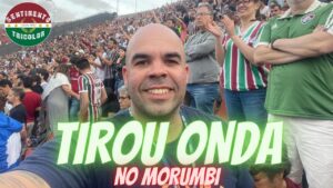 TIROU ONDA - IMAGENS EXCLUSIVAS DA TORCIDA DO FLUMINENSE QUE DEU SHOW NA ARQUIBANCADA DO MORUMBI