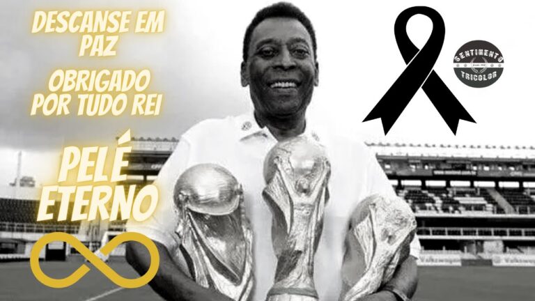 LUTO OFICIAL NO FLUMINENSE - MORRE O MAIOR JOGADOR DE FUTEBOL DE TODOS OS TEMPOS - PELÉ ETERNO