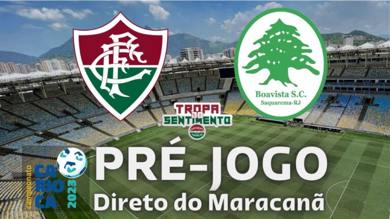 LIVE PRÉ JOGO DIRETO DO MARACA - FLUMINENSE X BOAVISTA - CARIOCÃO 2023