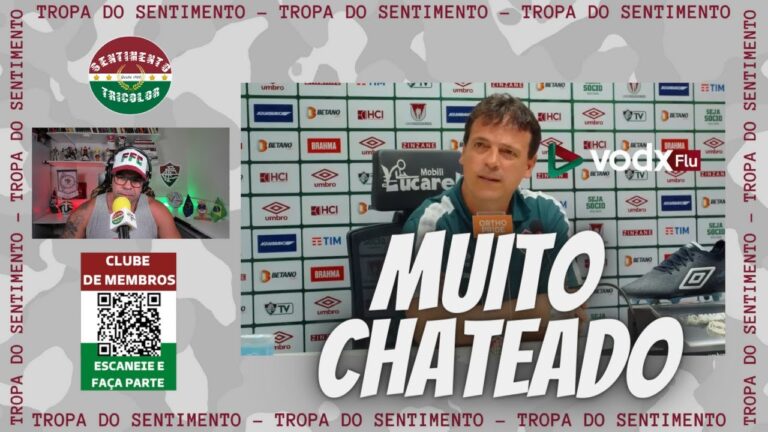 DINIZ SE MOSTRA MUITO CHATEADO NA COLETIVA PÓS JOGO ENTRE FLUMINENSE X BOAVISTA