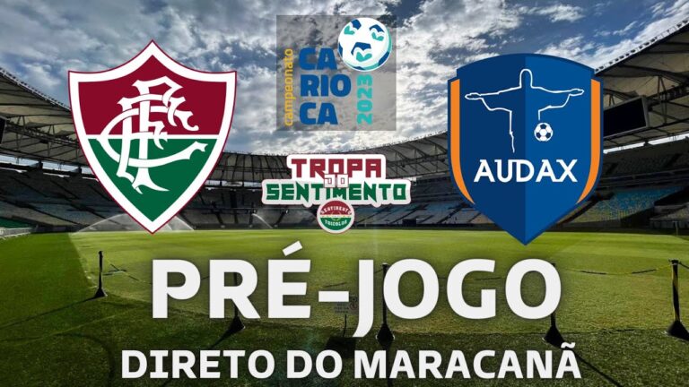 LIVE PRÉ JOGO - FLUMINENSE X AUDAX-RJ - CARIOCÃO 2023