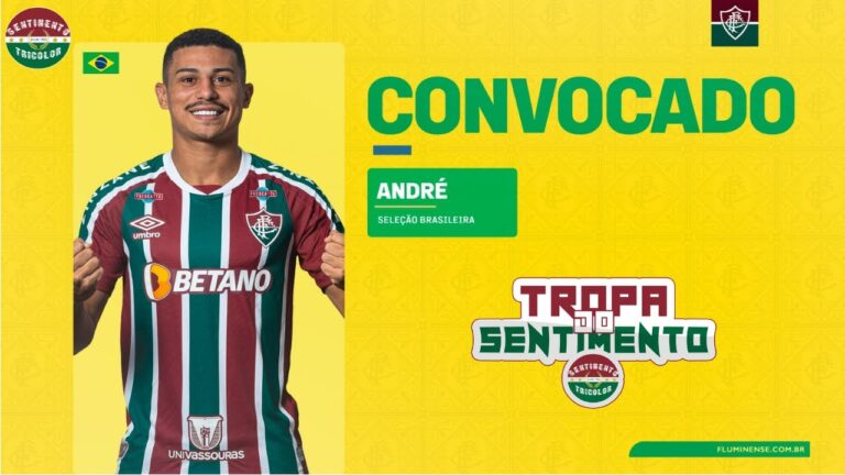 MELHOR DO BRASIL - ANDRÉ É CONVOCADO PARA A SELEÇÃO BRASILEIRA PARA AMISTOSO CONTRA O MARROCOS