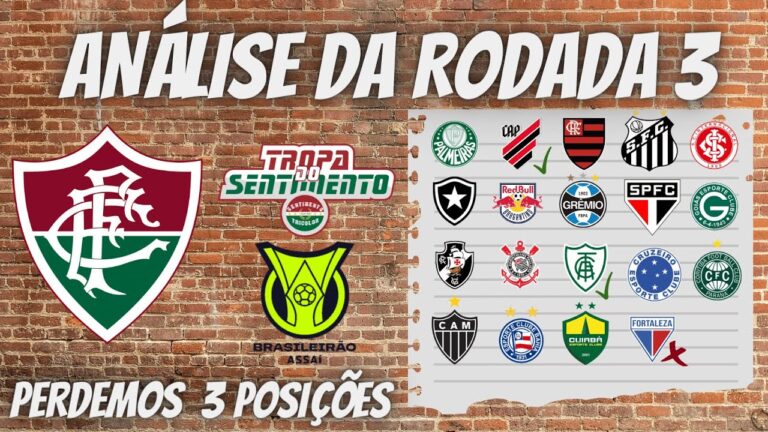 ANÁLISE DA TERCEIRA RODADA DO BRASILEIRÃO- FLUMINENSE SE MANTEM NA ZONA DE CLASSIFICAÇÃO DA LIBERTA