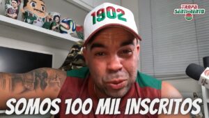 MUITO OBRIGADO - AGORA SOMOS 100 MIL INSCRITOS NO CANAL SENTIMENTO TRICOLOR