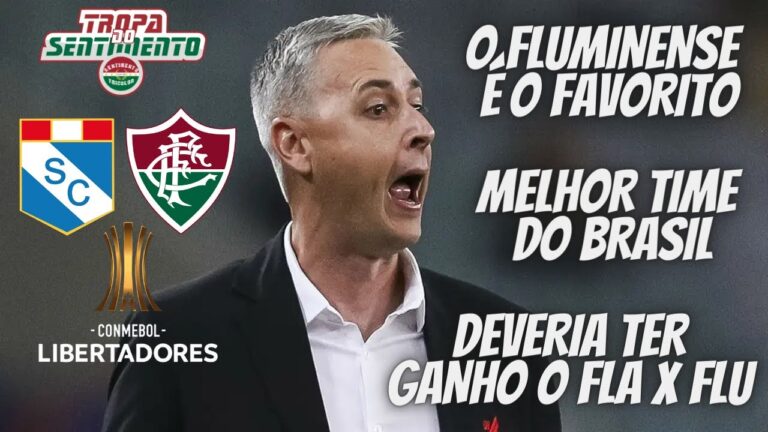 O FLUMINENSE É MUITO FAVORITO DIZ THIAGO NUNES TÉCNICO DO SPORTING CRISTAL