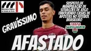 🚨 MUITO GRAVE - FLUMINENSE AFASTA O ZAGUEIRO VÍTOR MENDES POR SUSPEITA DE MANIPULAÇÃO