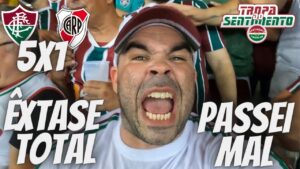 INSANO E SURREAL -  A MAIOR FESTA QUE JÁ VI - FLUMINENSE MASSACRA RIVER PLATE NO MARACANÃ