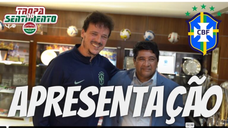 COLETIVA DE APRESENTAÇÃO DE FERNANDO DINIZ NA SELEÇÃO BRASILEIRA