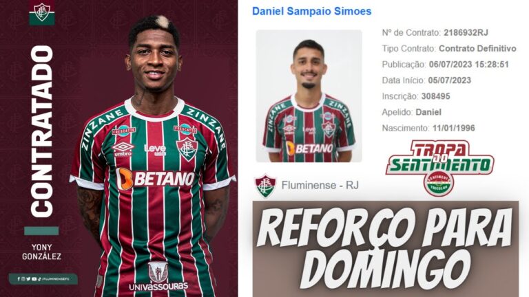 ÚLTIMAS NOTÍCIAS DO FLUMINENSE - REFORÇO APRESENTADO E REFORÇO REGISTRADO PARA JOGAR DOMINGO