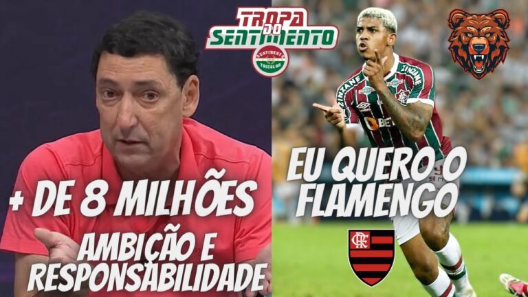 MILHÕES ENTRANDO NO CAIXA DO FLUMINENSE | JK QUER PEGAR O FLAMENGO NAS QUARTAS DA LIBERTADORES