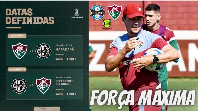 FLUMINENSE IRÁ DE FORÇA MÁXIMA CONTRA O GRÊMIO | DEFINIDAS DATAS DAS QUARTAS DE FINAL DA LIBERTA