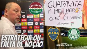 ANÁLISE BOCA JRS X PALMEIRAS - NINGUÉM QUER MAIS A LIBERTADORES QUE O FLUMINENSE