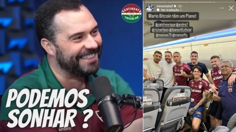 MÁRIO BITCOIN TEM UM PLANO - O TORCEDOR DO FLUMINENSE NÃO PARA DE SONHAR