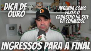 ANGÚSTIA E DESESPERO - MUITA GENTE COM PROBLEMAS NO SITE DA CONMEBOL - FLUMINENSE ESTÁ AGINDO