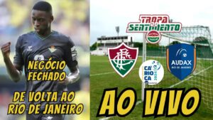 AO VIVO - PRÉ JOGO + REACT - AUDAX X FLUMINENSE - CARIOCÃO 2024