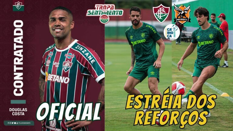 ÓTIMAS NOTÍCIAS - REFORÇOS VÃO PARA O JOGO E DOUGLAS COSTA É ANUNCIADO OFICIALMENTE PELO FLUMINENSE