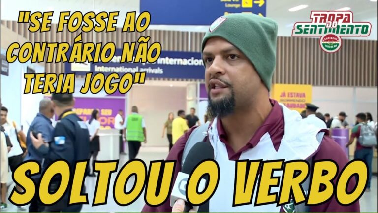 ESCULACHOU - FELIPE MELO SOLTA O VERBO NO DESEMBARQUE DO FLUMINENSE NO RIO DE JANEIRO