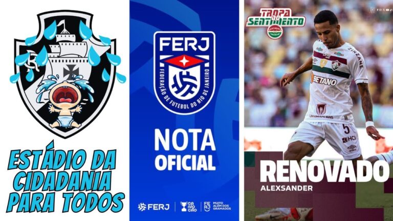 O CHORO NÃO PODE PARAR - O DIA DAS NOTAS OFICIAIS - ALEXANDER RENOVA COM O FLUMINENSE