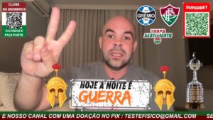 É GUERRA - FLUMINENSE VAI COM TUDO PARA CIMA DO GRÊMIO PELAS OITAVAS DA LIBERTADORES DA AMÉRICA