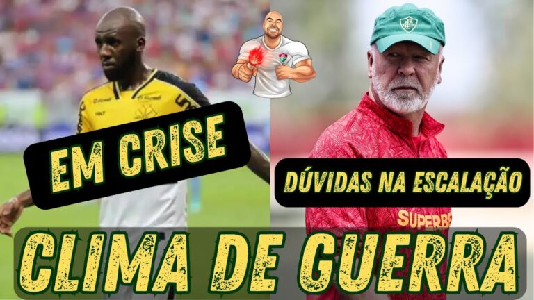 🔴 CRISE NO CRICIÚMA 🔴 FLUMINENSE TEM QUE APROVEITAR