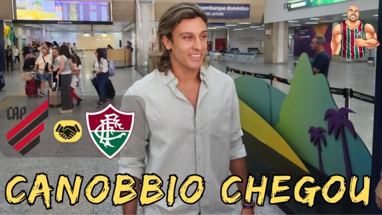 CANOBBIO DESEMBARCA NO RJ E FALA COMO JOGADOR DO FLUMINENSE