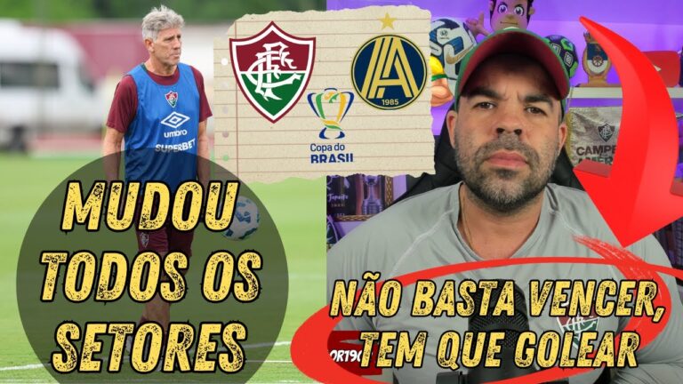 RENATO GAÚCHO MEXE EM TODOS OS SETORES DO TIME DO FLUMINENSE PARA ENFRENTAR A APARECIDENSE