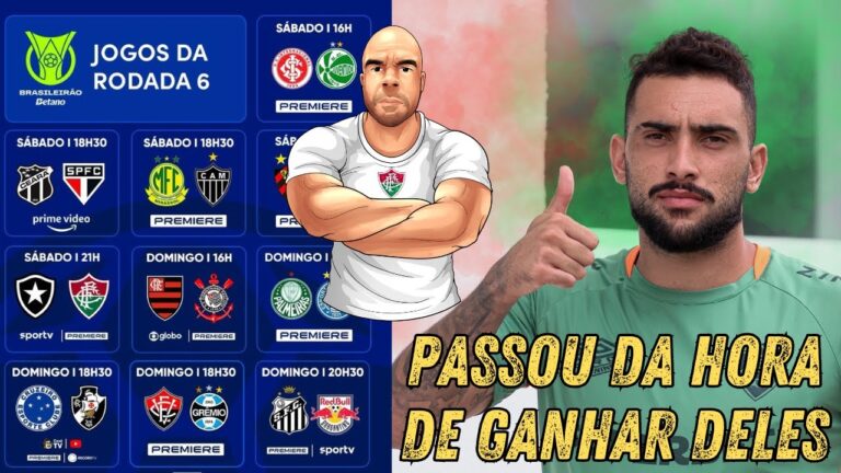 ⚽ PROJEÇÃO DA RODADA - FLUMINENSE PODE VIRAR LÍDER E BOTAFOGO SE AFUNDAR NA ZONA DO REBAIXAMENTO