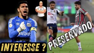 JOÃO PAULO INTERESSA AO FLUMINENSE ? MARTINELLI DEVE SER POUPADO CONTRA O SPORT PELO BRASILEIRÃO