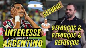 CLUBE ARGENTINO DE OLHO EM KEVIN SERNA - MÁRIO BITTENCOURTFALA SOBRE OS REFORÇOS EM PODCAST