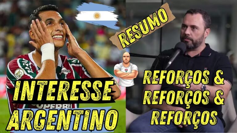 CLUBE ARGENTINO DE OLHO EM KEVIN SERNA - MÁRIO BITTENCOURTFALA SOBRE OS REFORÇOS EM PODCAST